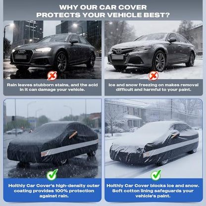 10 Layers Sedan Car Cover Custom Fit for Toyota Avalon