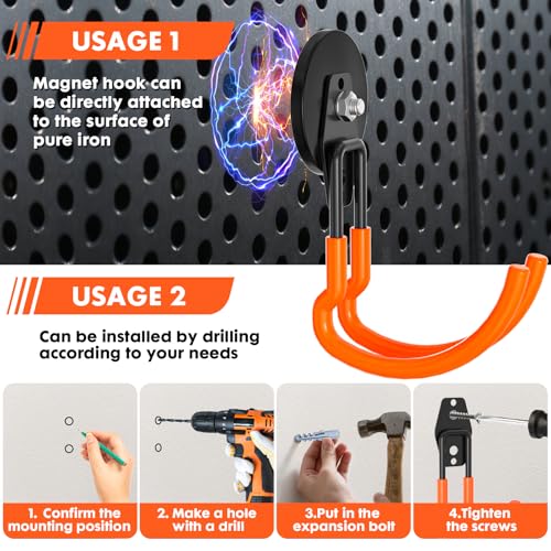 Magnetic Hooks Heavy Duty Storage Garage Magnet Hooks