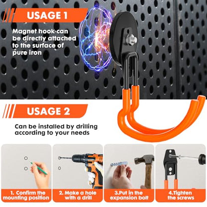 Magnetic Hooks Heavy Duty Storage Garage Magnet Hooks