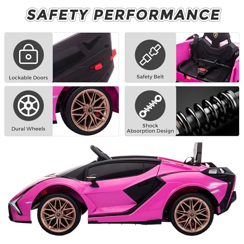 Licensed Lamborghini SIAN Kids Electric Ride On Car by TOBBI