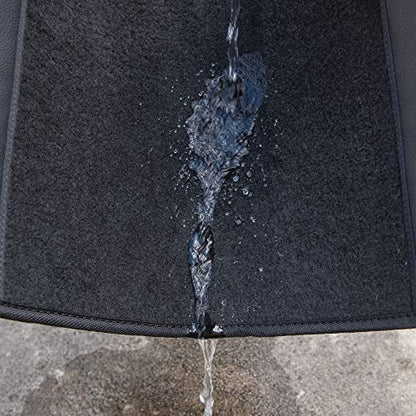 Waterproof Universal Faux Leather 3Pcs Car Floor Mats