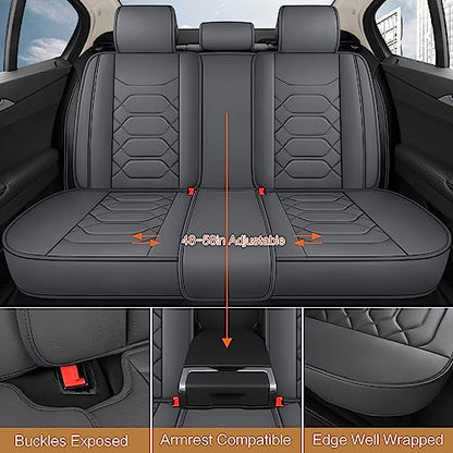 Leather Car Seat Covers Full Set