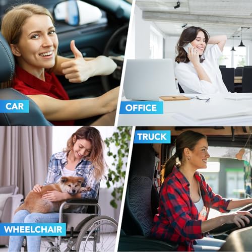 Car Seat Cushion with Back Support Pillow (2 Count)
