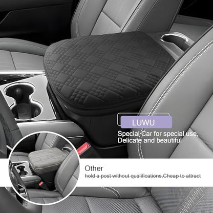 2025 2026 Suburban Tahoe Center Console Cover Compatible with 2025 2026 Chevy Suburban Tahoe Accessories Armrest Cover Armrest Console Cover