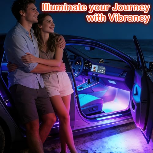 Car Led Strip Lights (4 Count)