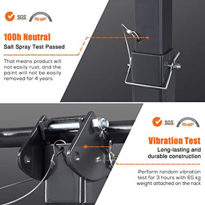 3 Bike Hitch Mount Foldable Bicycle Carrier