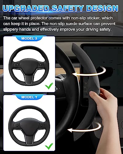 Custom Fit for Tesla Steering Wheel Cover