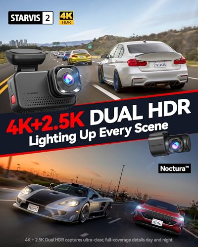 VC70 4K+2.5K Dash Cam