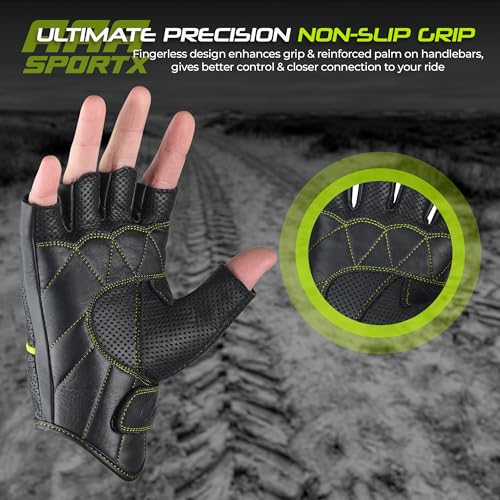 Motorcycle Gloves Men's Leather Motorbike Gloves Touchscreen Function