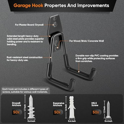 26 Pack Heavy Duty Garage Hooks