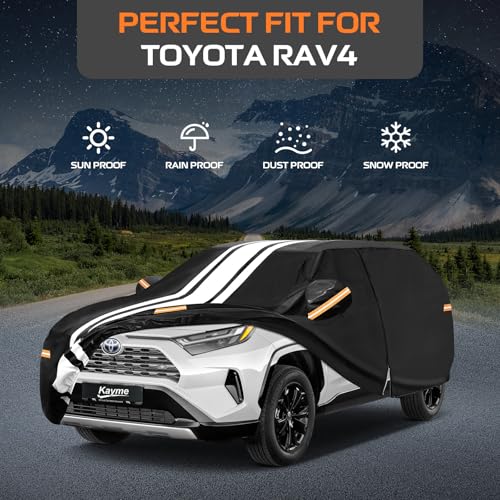 Toyota RAV4 Car Cover Waterproof All Weather for Automobiles