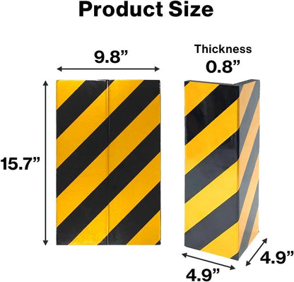 Garage Wall Protector for Car Doors, 4 Pack 15.7" x 9.8" Wall Corner Guard for Parking Garages, Edge Protector Foam, Protect Your Car, Garage Corner Edge and Bumpers Corner Guards