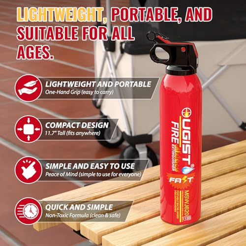 Small Portable Fire Extinguisher for Home and Car