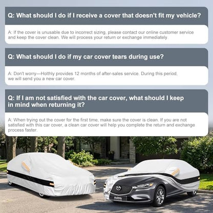 10 Layers Sedan Car Cover Custom Fit for Mazda 6