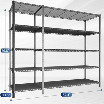 52.36" W Storage Shelves (5 Count)
