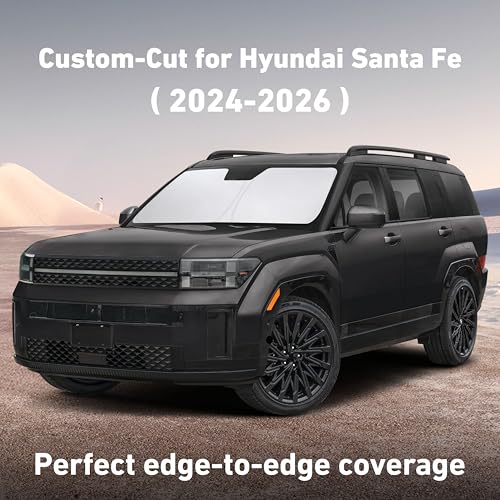 Windshield Sunshade Compatible for Hyundai Santafe 2024 2025 2026