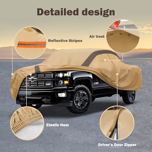 Silverado Car Cover Waterproof All Weather Compatible with Silverado