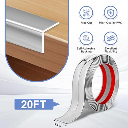 Wall Corner Protector Moulding Trim Peel and Stick