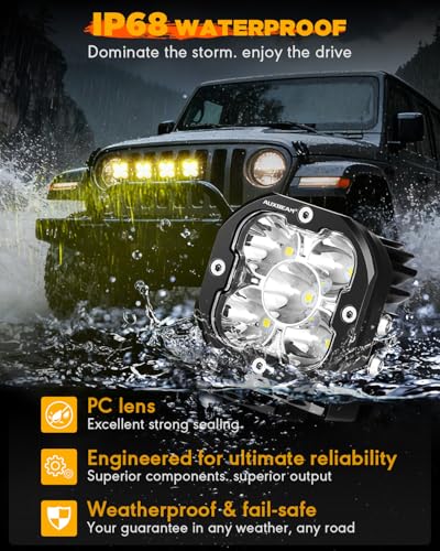 XP Ultra Series 3 Inch LED Pod Light 80W Offroad Driving Lights (2 Count)