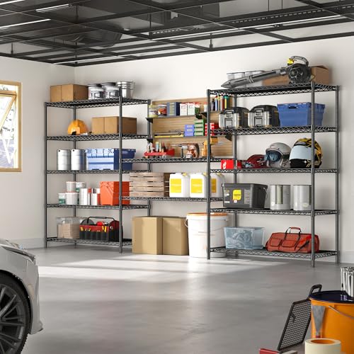 5 Tier Adjustable Storage Shelves (2 Count)
