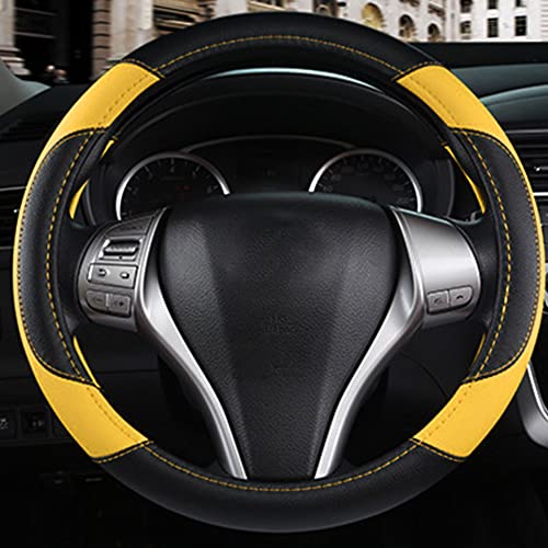 Leather Car Steering Wheel Cover