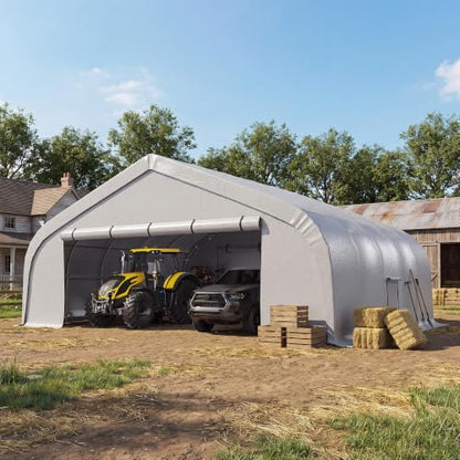 20x20 Reinforced Heavy Duty Carport