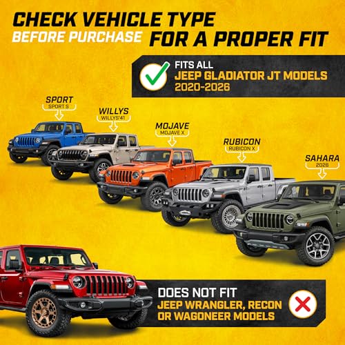 JustFit™ 3D Floor Mats for Jeep Gladiator