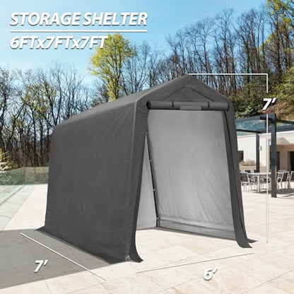 6x7Ft Outdoor Storage Shed