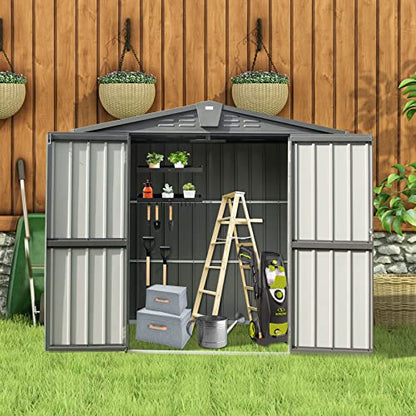 Domi Outdoor Storage Shed 6.5' x 4.2'