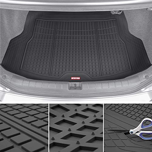 FlexTough Black Floor Mats for Cars & Cargo Mat Full Set