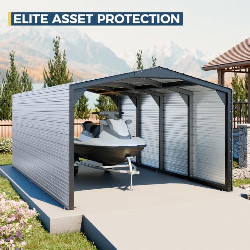 Military Grade Metal Carport 12x20 FT