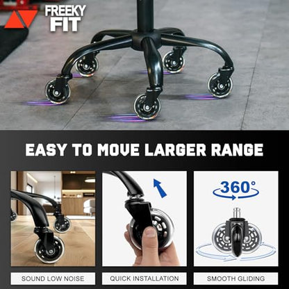Rolling Shop Stool with Wheels