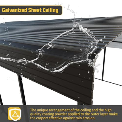 10x15FT Heavy Duty Metal Carport