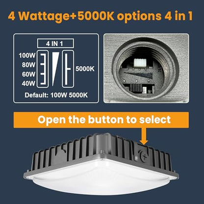 LED Canopy Light 100W