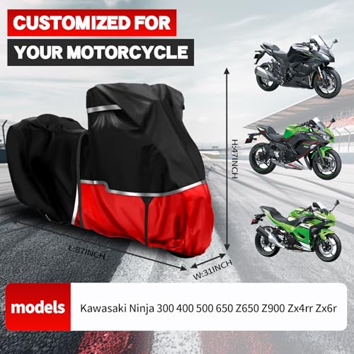 Motorcycle Cover for Kawasaki Ninja 400 500 650 ZX