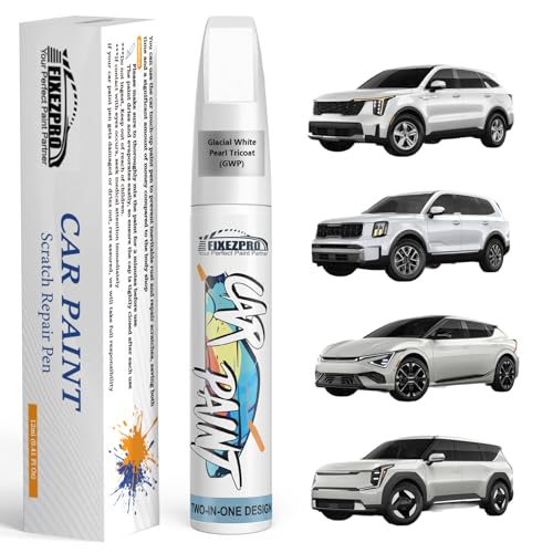 GWP Glacial White Pearl Tricoat Touch Up Paint for Kia