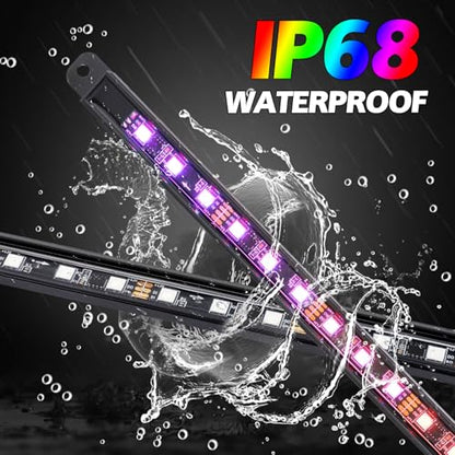 8PCS Car Underglow Light Bar Kit