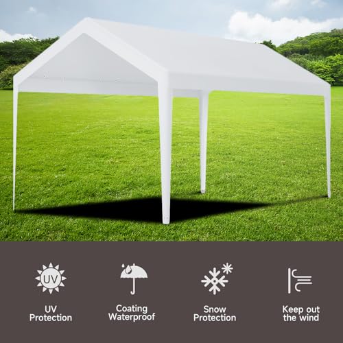12 x 20 FT Carport Replacement Cover (192 Ounce)