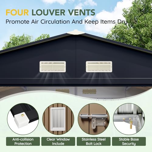 Outdoor Steel Storage Shed