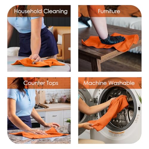 Microfiber Cleaning Cloths (12 Count)