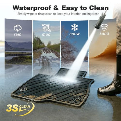 Rubber Floor Mats for Nissan Rogue 2021
