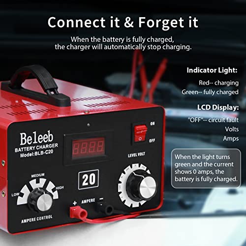 C20 Adjustable Battery Charger 12V 24V 36V 48V