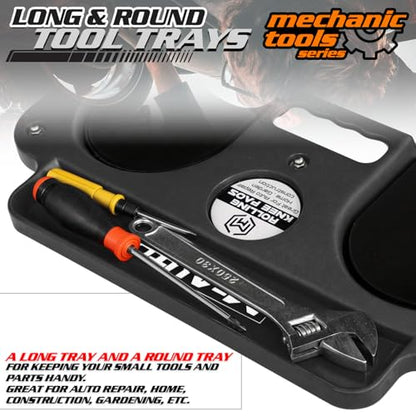 Rolling Knee Creeper Durable Knee Pads with Full 360 Degree Turn Casters and Tool Tray