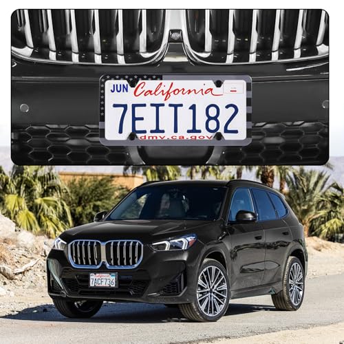 American Flag License Plate Frames