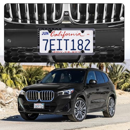 American Flag License Plate Frames