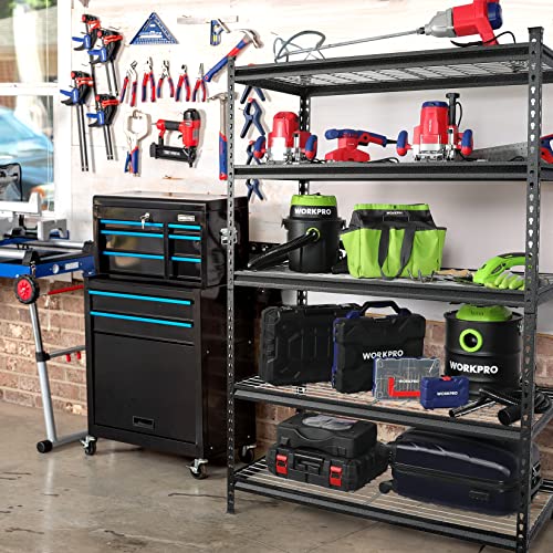 5 Tier Adjustable Metal Shelving