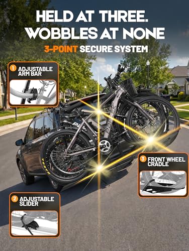 Bike Rack for Car Hitch Mount (2 Count)