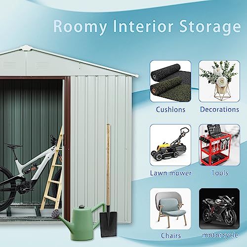 4x8 FT Outdoor Storage Shed