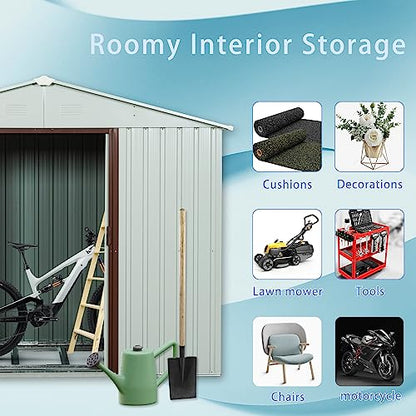 4x8 FT Outdoor Storage Shed