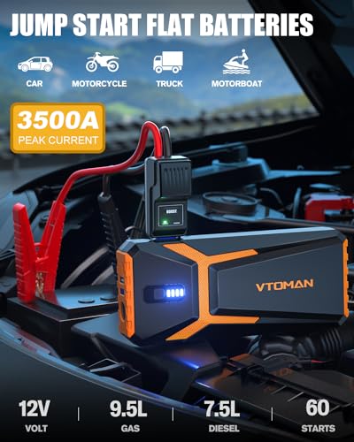 V10 3500A Jump Starter